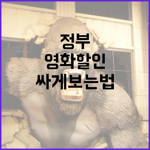 정부 영화 할인 쿠폰 받아서 영화관을 골라봤더니, 싸게 보는 법보다 중요한 게 있었다 - 요약