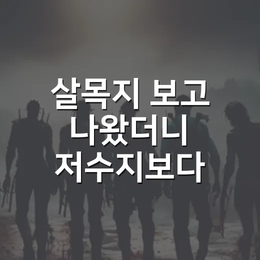 살목지 보고 나왔더니 저수지보다 로드뷰가 더 무서워졌다 - 요약