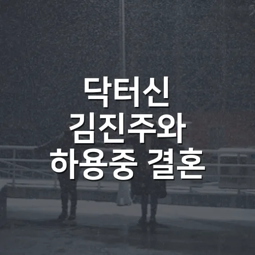 닥터신 김진주와 하용중 결혼 공개 장면을 보고 나니, 이 드라마가 진짜 노리는 게 보였다 - 요약