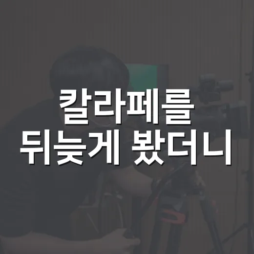 칼라페를 뒤늦게 봤더니, 추천보다 먼저 경고를 붙이고 싶어졌다 - 요약