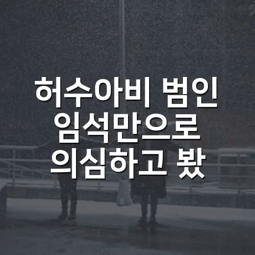 허수아비 범인 임석만으로 의심하고 봤더니 남는 건 진범보다 누명이었다 - 요약