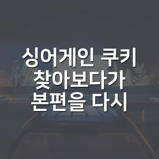 싱어게인 쿠키 찾아보다가 본편을 다시 보게 된 이야기 - 요약