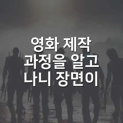 영화 제작 과정을 알고 나니 장면이 달라 보였다 - 요약