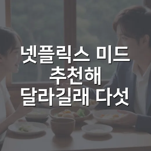 넷플릭스 미드 추천해 달라길래 다섯 편만 골랐다 - 요약
