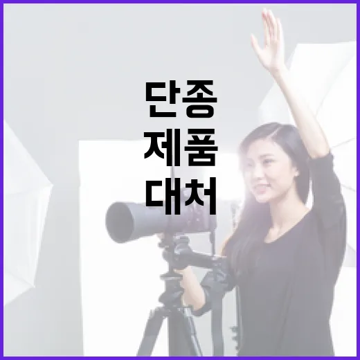 단종된 제품을 대처하는 방법 - 요약