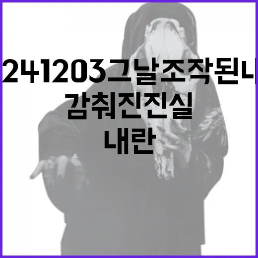 20241203 그날 조작된 내란의 감춰진 진실을 밝히는 방법 - 요약