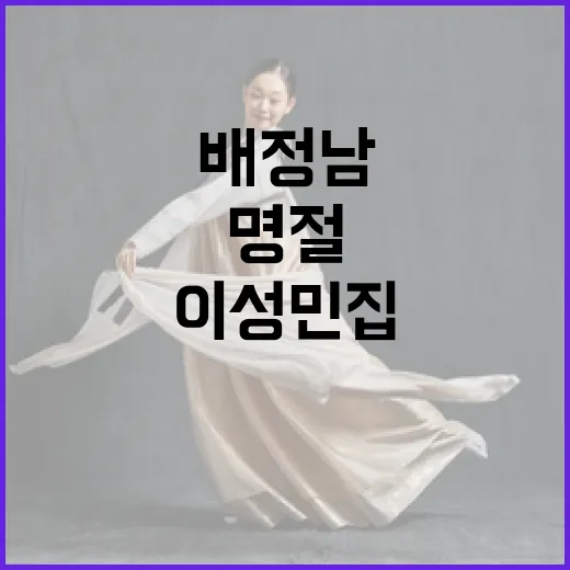 배정남과 함께 명절에 이성민 집을 방문하는 방법 - 요약