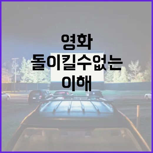영화 '돌이킬 수 없는'을 이해하는 방법 - 요약