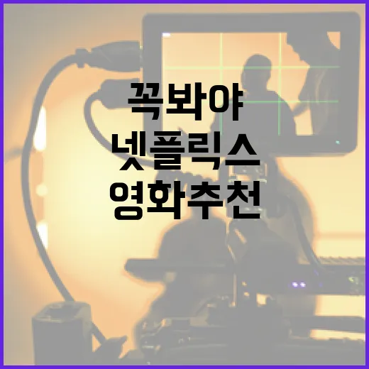 넷플릭스에서 꼭 봐야 할 영화 추천 방법 - 요약