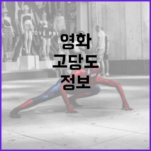 영화 고당도 정보를…