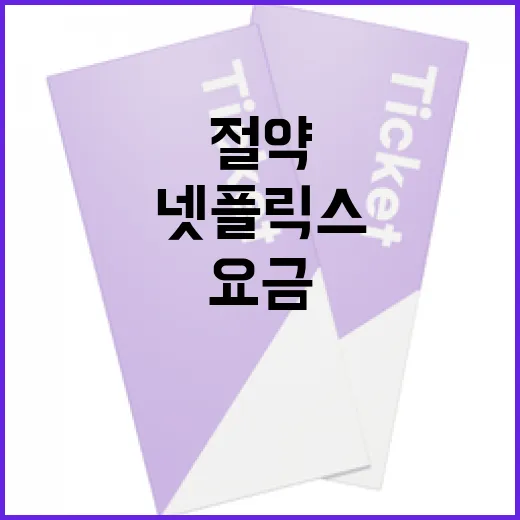 넷플릭스 요금을 절약하는 방법 - 요약