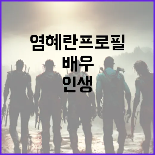 염혜란 프로필을 통한 그녀의 배우 인생 살펴보기 - 요약