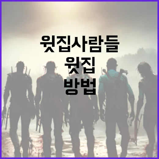 윗집사람들과 원활하게 소통하는 방법 - 요약