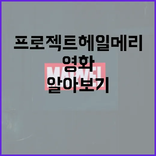 영화 프로젝트 헤일…