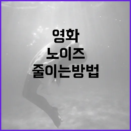 영화 노이즈를 이해하고 줄이는 방법 - 요약