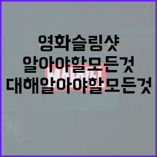 영화 슬링샷에 대해 알아야 할 모든 것 - 요약