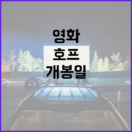 호프 영화 개봉일에 대해 알아보는 방법 - 요약