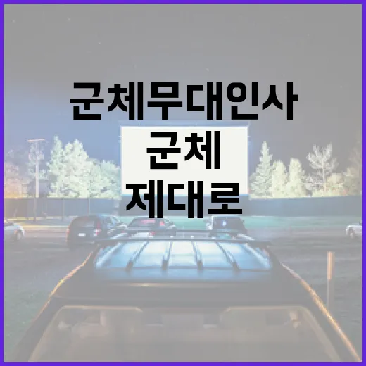 군체 무대인사, 제대로 즐기는 법 - 요약
