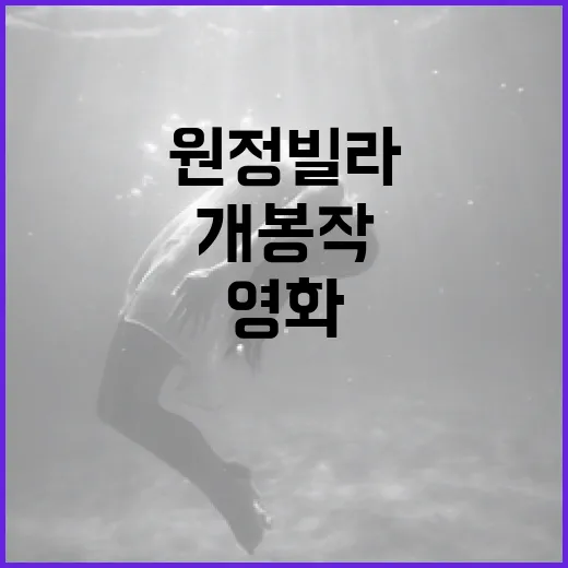 영화 원정빌라 정보, 개봉작으로 찾기 어려운 이유가 궁금하신가요? - 요약