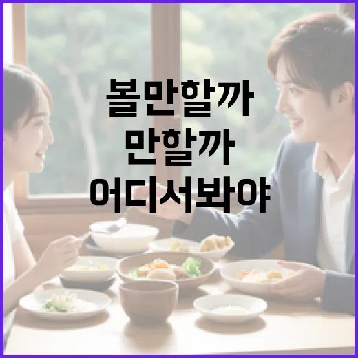 무료영화, 어디서 봐야 안전하고 볼만할까요? - 요약