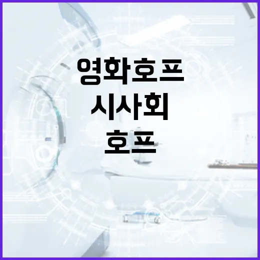 영화 호프 시사회, 보기 전에 무엇을 알고 가면 좋을까요? - 요약