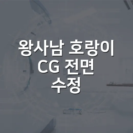 왕사남 호랑이 CG 전면 수정, 극장판과 OTT판은 얼마나 달라졌을까요? - 요약