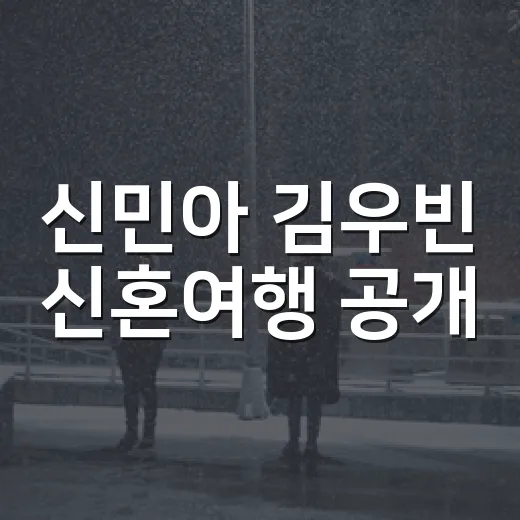 신민아 김우빈 신혼여행 공개, 사진에서 무엇을 보면 좋을까요? - 요약