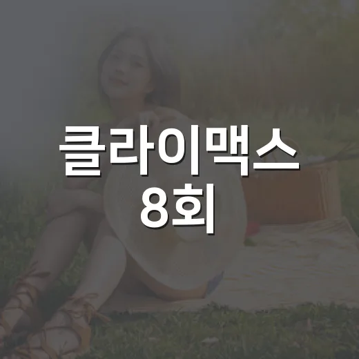 클라이맥스 8회, 총선 직전 터진 영상 스캔들은 왜 판을 흔들었을까요? - 요약