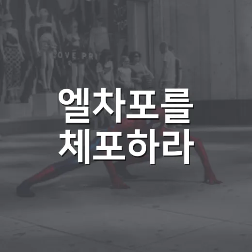 엘차포를 체포하라, 보기 전 어떤 영화인지 궁금하신가요? - 요약
