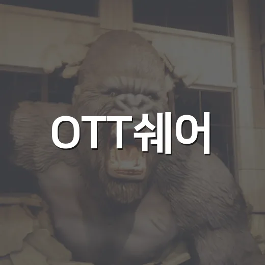 OTT쉐어, 아직도 예전처럼 나눠 써도 괜찮을까요? - 요약