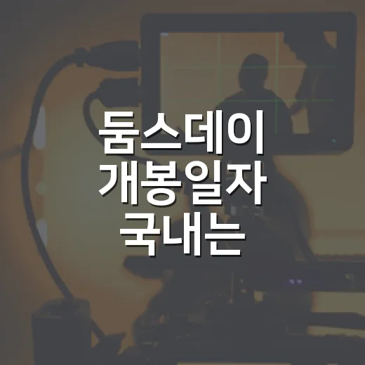 둠스데이 개봉일자 국내는 언제인가요? - 요약