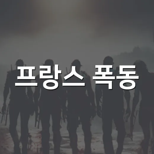 프랑스 폭동, 원 배틀 애프터 어나더와 관련 있나요? - 요약