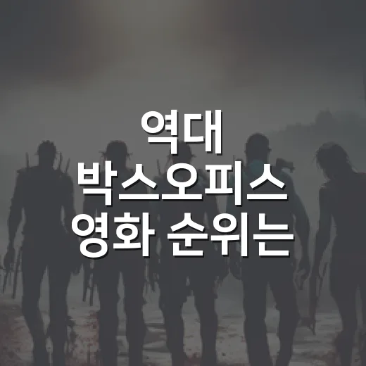 역대 박스오피스 영화 순위는 왜 달라질까요? - 요약