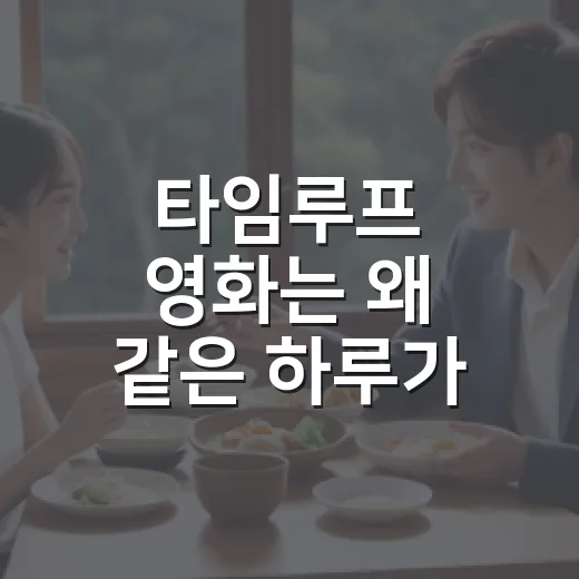 타임루프 영화는 왜 같은 하루가 지루하지 않을까요? - 요약