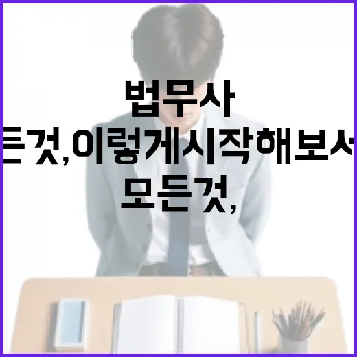법무사학원 선택의 모든 것, 이렇게 시작해보세요 - 요약