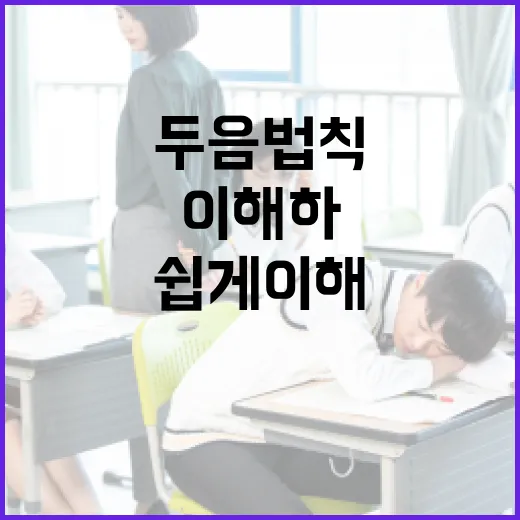 두음법칙을 쉽게 이해하는 방법 - 요약