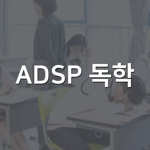 ADSP 독학, 이렇게 시작해보세요! - 요약