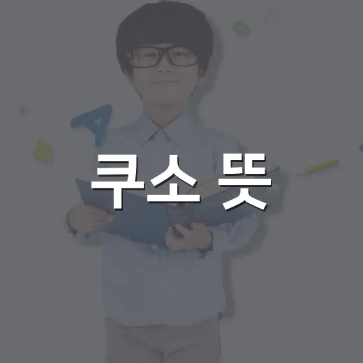 쿠소 뜻, 그냥 욕일까요 아니면 감탄사일까요? - 요약