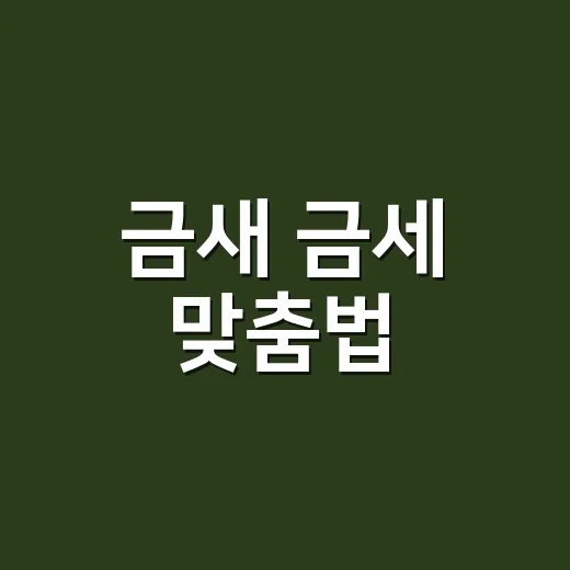 금새 금세 맞춤법, 왜 자꾸 헷갈릴까요? - 요약