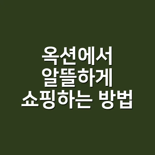 옥션에서 알뜰하게 쇼핑하는 방법, 초보자도 놓치기 쉬운 체크포인트 - 요약
