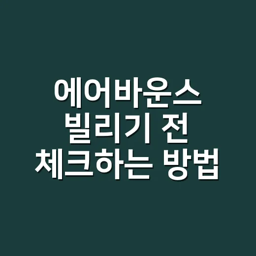 에어바운스 빌리기 전 체크하는 방법, 아이 생일파티도 덜 헤매게 - 요약