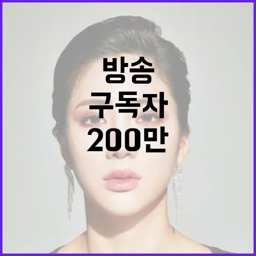 호쇼 마린, 200만 구독자 달성 기념 노래방송 진행