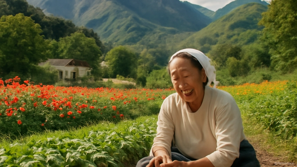 청양 알프스마을에서…