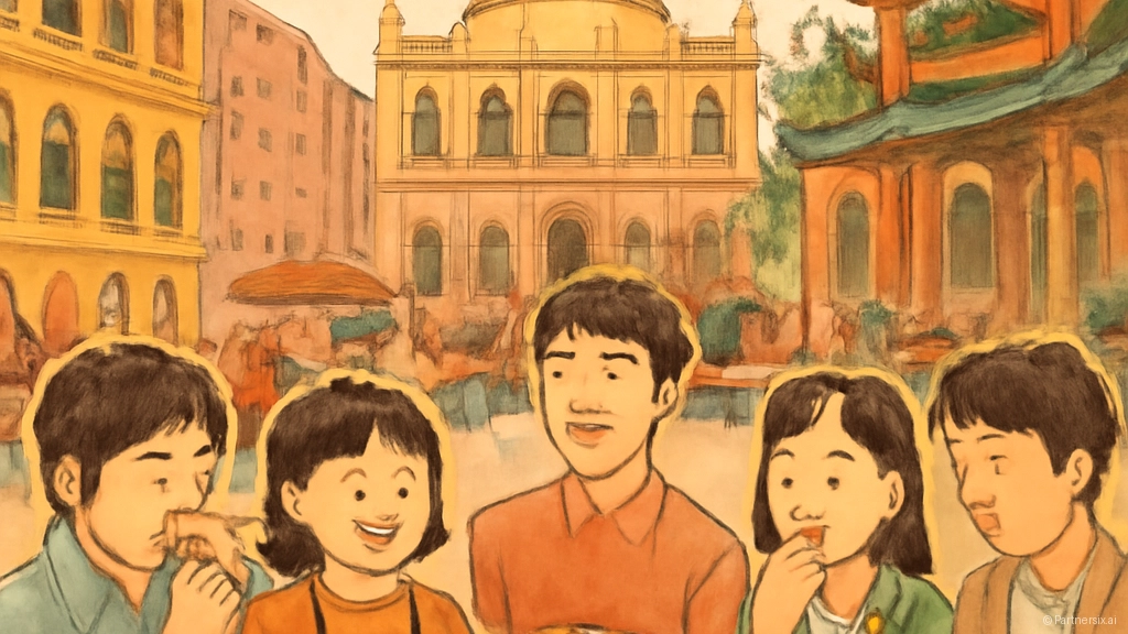 마카오 여행을 즐기…