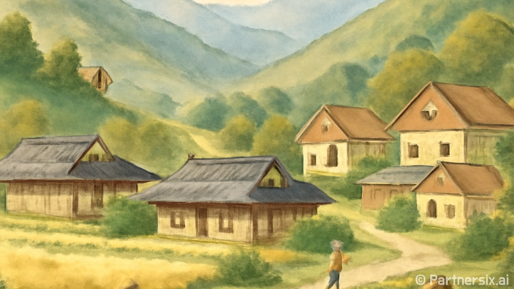 청양 알프스마을에서…