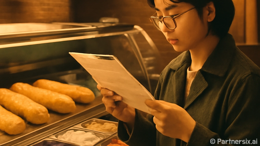 서브웨이 메뉴 고르…