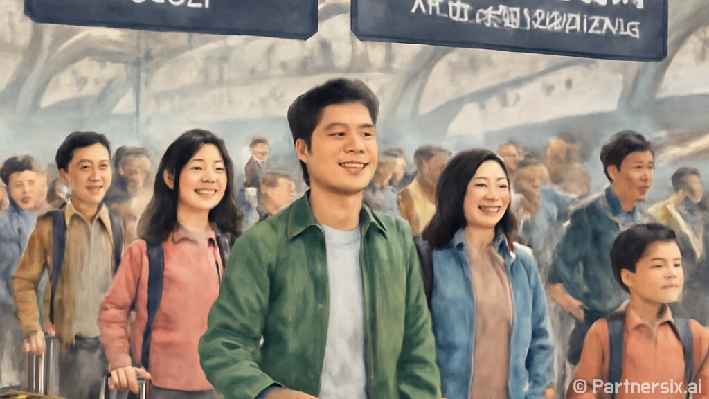 오사카비행기 타고 …