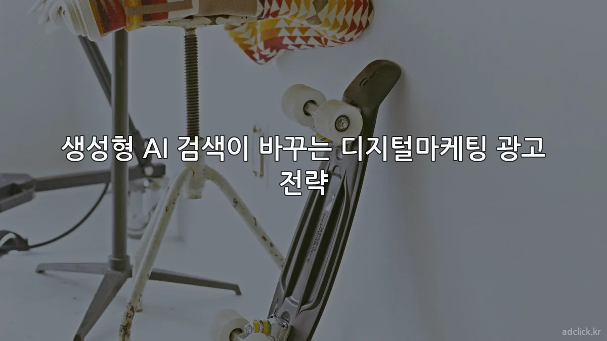 생성형 AI 검색이 바꾸는 디지털마케팅 광고 전략