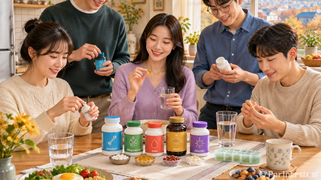 영양제 먹는 순서, 아침부터 밤까지 어떻게 나누면 좋을까요?
