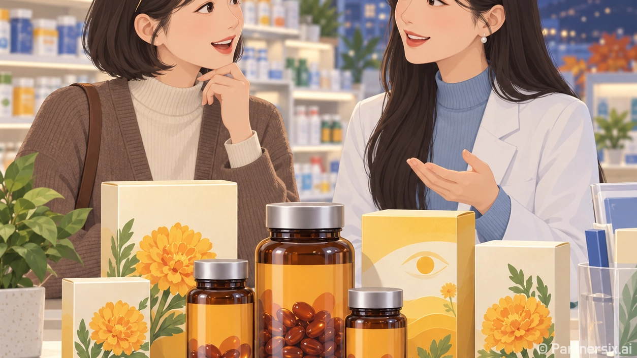 천연루테인, 눈에 …